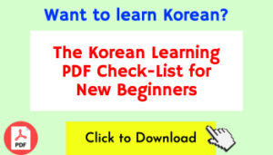 checklist for korean