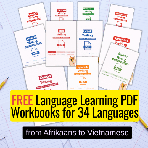 LanguagePod101 PDF Workbooks